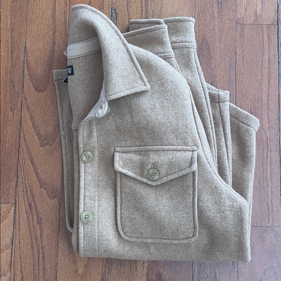 J. Crew Camel Color Wool Button-Up Jacket - Picture 9 of 10